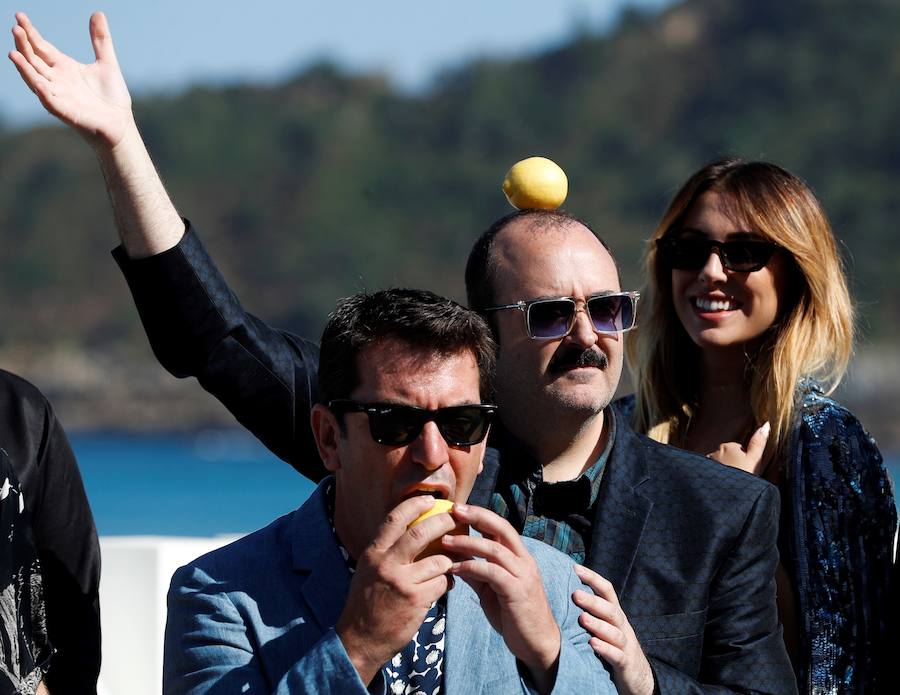 Blanca Suárez, Arturo Valls o Joaquín Reyes han presentado hoy su película en el Festival de Cine de San Sebastián en una jornada en la que ha reinado Judi Dench, quien ha recibido su Premio Donostia.