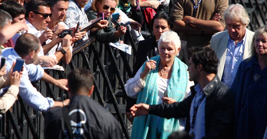 Blanca Suárez, Arturo Valls o Joaquín Reyes han presentado hoy su película en el Festival de Cine de San Sebastián en una jornada en la que ha reinado Judi Dench, quien ha recibido su Premio Donostia.