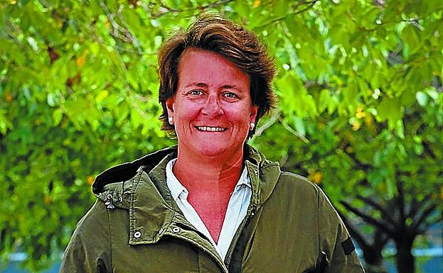 Miren Albistur, en San Sebastián.