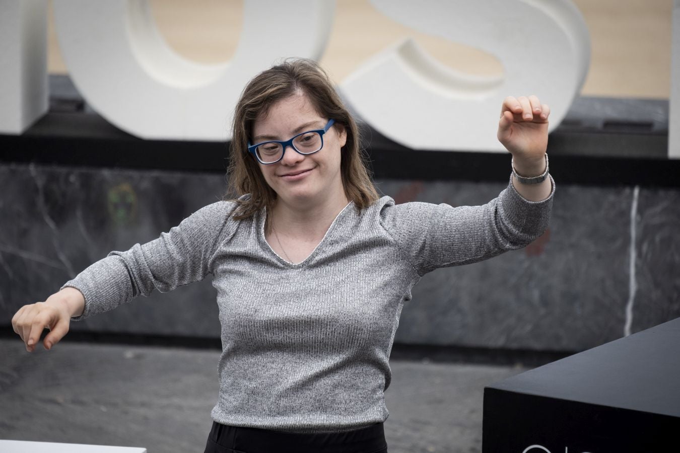 Los discapacitados intelectuales que han trabajado en 'Campeones', filme seleccionado por España para los Óscar de 2019 han viajado a San Sebastián para presentar en la pantalla gigante del Velódromo de Anoeta ambos filmes -primero se proyectará 'Campeones' y después el documental 'Ni distintos ni diferentes: Campeones'.