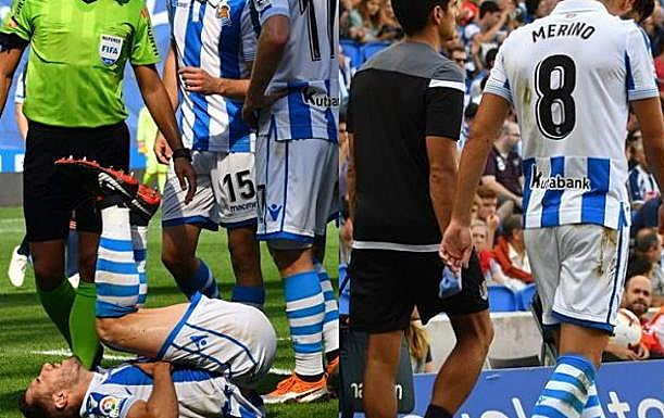 Zaldua y Merino se lesionaron en el último partido ante el Valencia. 