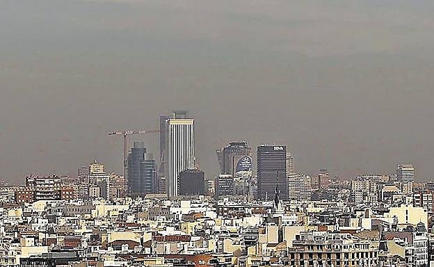 Contaminación en Madrid.