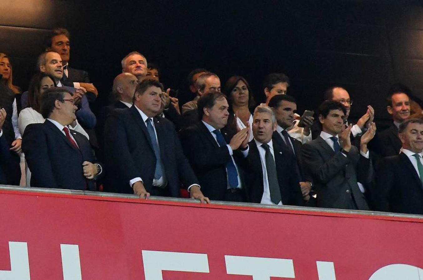 Derbi vasco disputado este viernes en San Mamés, correspondiente a la octava jornada de Liga