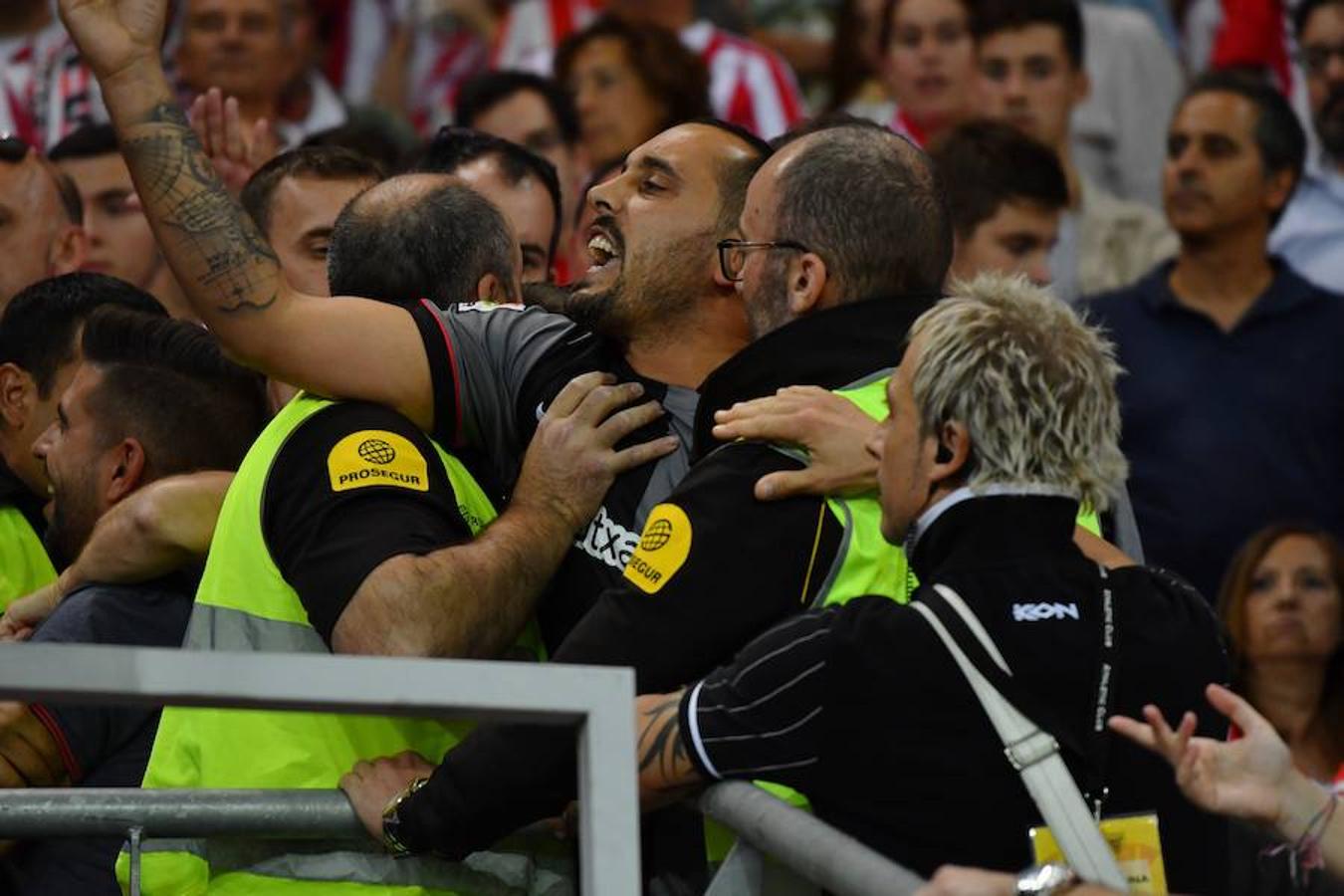 Derbi vasco disputado este viernes en San Mamés, correspondiente a la octava jornada de Liga