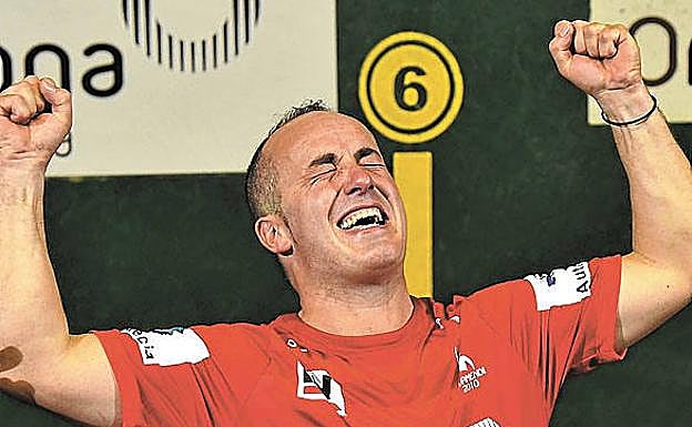 Koteto Ezkurra, feliz tras su despedida. 