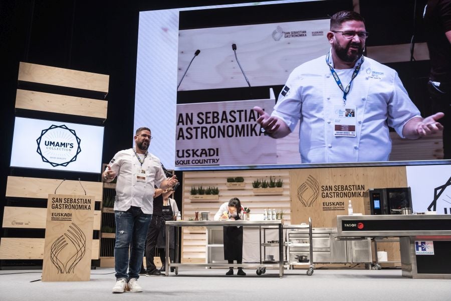 El chef Juan Mari Arzak ha recibido el Premio Homenaje en la jornada inaugural de San Sebastian Gastronomika