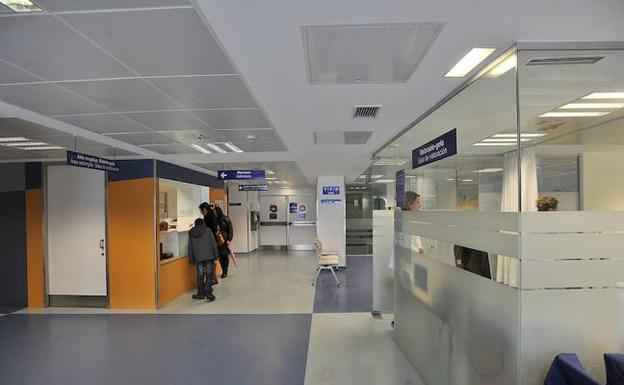 Interior del servicio de urgencias de pediatría del Hospital Donostia. 