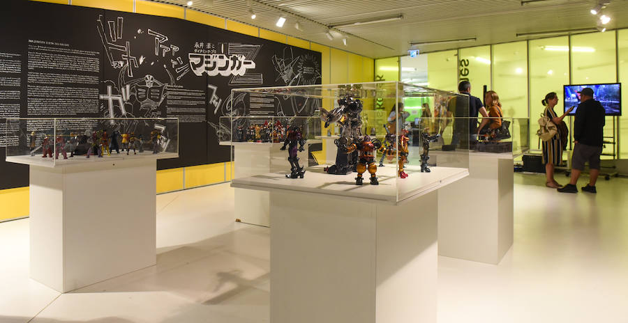 La Casa de Cultura de Aiete acoge una extensa colección de objetos relacionados con Mazinger Z, el popular protagonista de una serie de dibujos animados de los años 70.