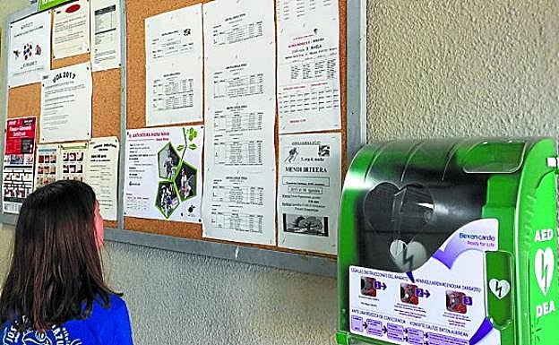 El 30% del parque de Gipuzkoa cuenta con desfibriladores instalados