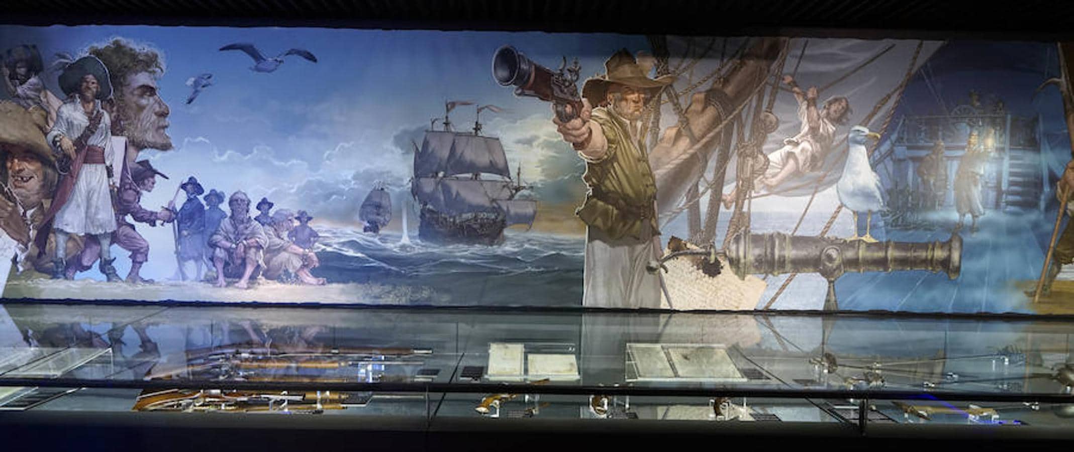 Exposición que refleja la vida pirata de marineros guipuzcoanos