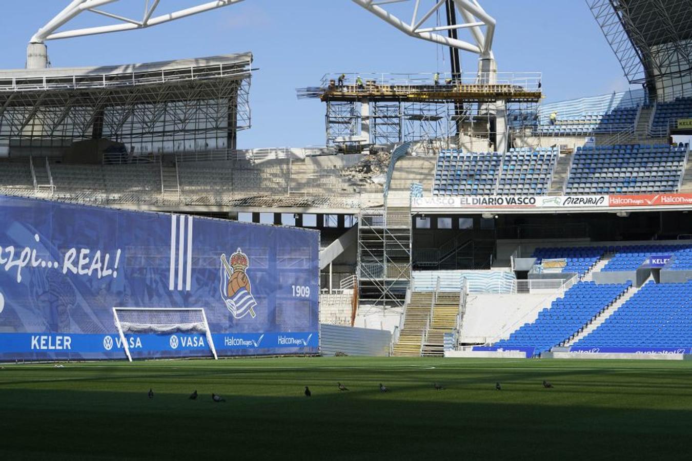 Fotos: Avanzan las obras en Anoeta