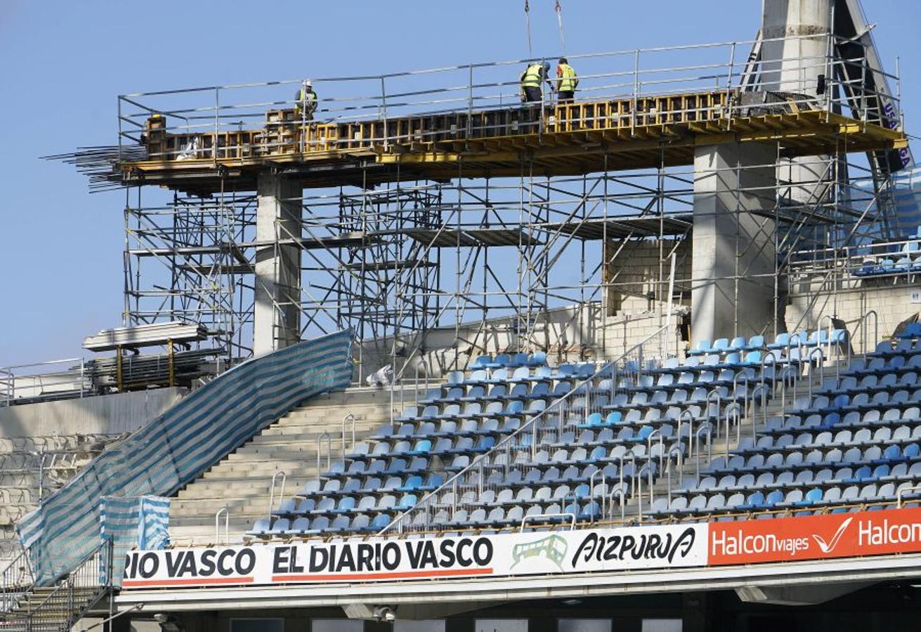 Fotos: Avanzan las obras en Anoeta