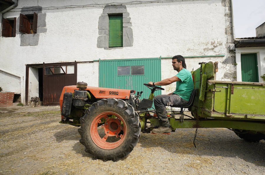 Gorka Iruretagoiena es un joven guipuzcoano que está orgulloso de formar parte del grupo de especialistas que hace sustituciones en un mundo, el rural, en el que es complejo tener días de fiesta