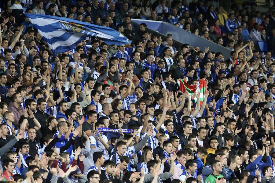 La Real Sociedad y el Girona han empatado (0-0) en el partido disputado el lunes por la noche en el estadio de Anoeta.. 