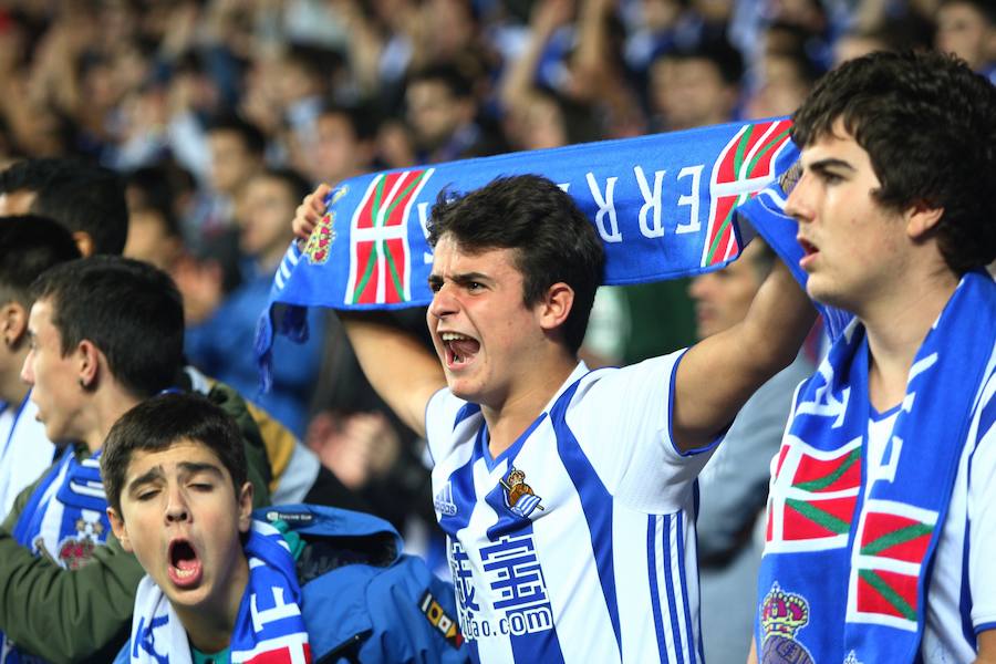 La Real Sociedad y el Girona han empatado (0-0) en el partido disputado el lunes por la noche en el estadio de Anoeta.. 