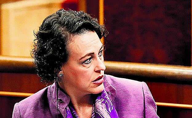 La ministra de Trabajo, Magdalena Valerio, en el Congreso.