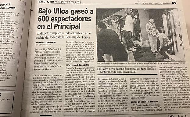 Noticia de 1994 en la que se menciona a Ainara Rubio. 