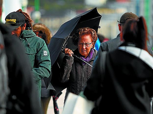 La imagen invernal se apoderó de las calles guipuzcoanas.