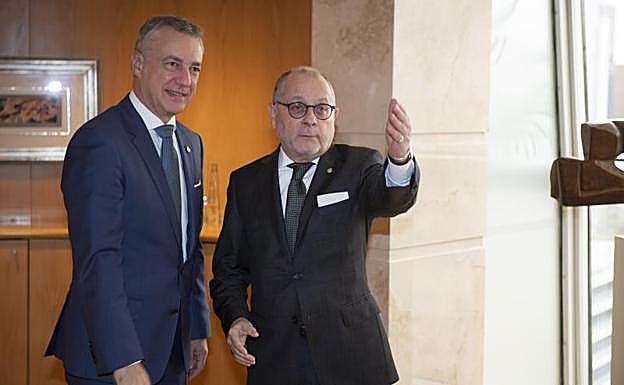 Urkullu con Jorge Faurie, ministro de Exteriores de Argentina