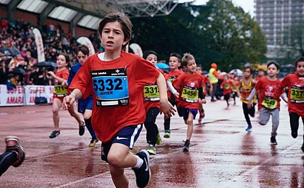 Los txikis son los protagonistas del sábado. 