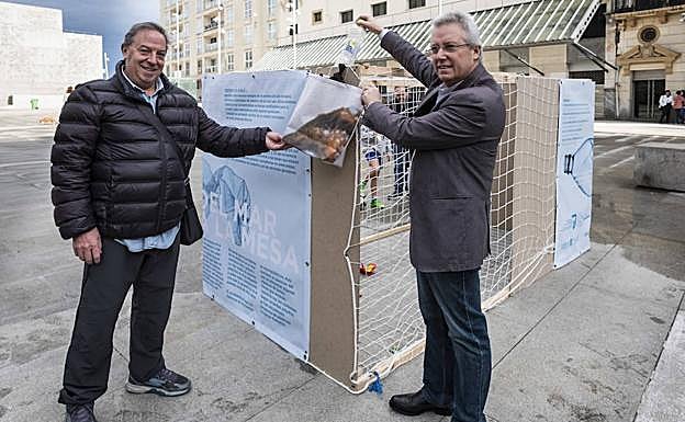 Presentación de la campaña, en San Sebastián.