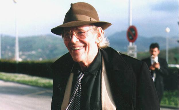 El actor Peter O'Toole en San Sebastián, en 1994.