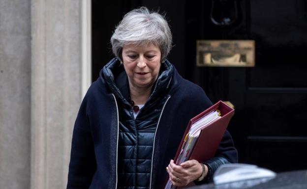 La primera ministra británica, Theresa May. 