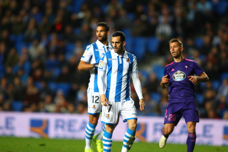 Anoeta ha sido el escenario donde se han enfrentado el conjunto txuri-urdin y el gallego