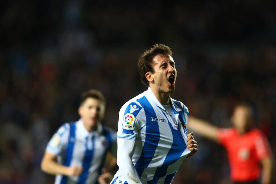 Anoeta ha sido el escenario donde se han enfrentado el conjunto txuri-urdin y el gallego