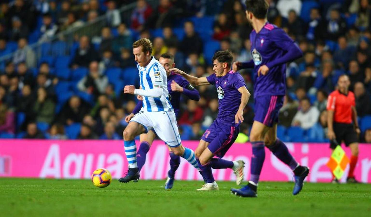 Anoeta ha sido el escenario donde se han enfrentado el conjunto txuri-urdin y el gallego