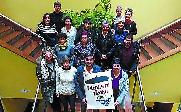 Presentación de la Olentzero Azoka de Legazpi. 
