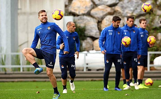 Asier Illarramendi en un entrenamiento