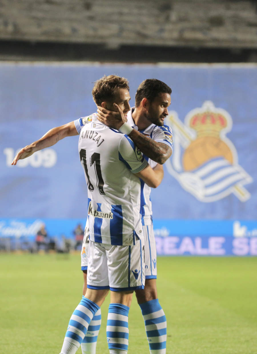 Repasa las mejores imágenes del partido entre la Real Sociedad y el Celta 