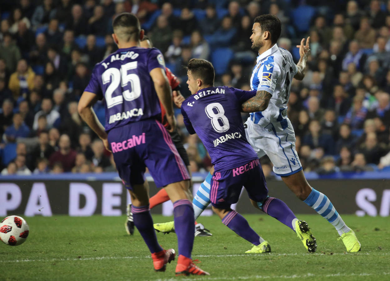 Repasa las mejores imágenes del partido entre la Real Sociedad y el Celta 
