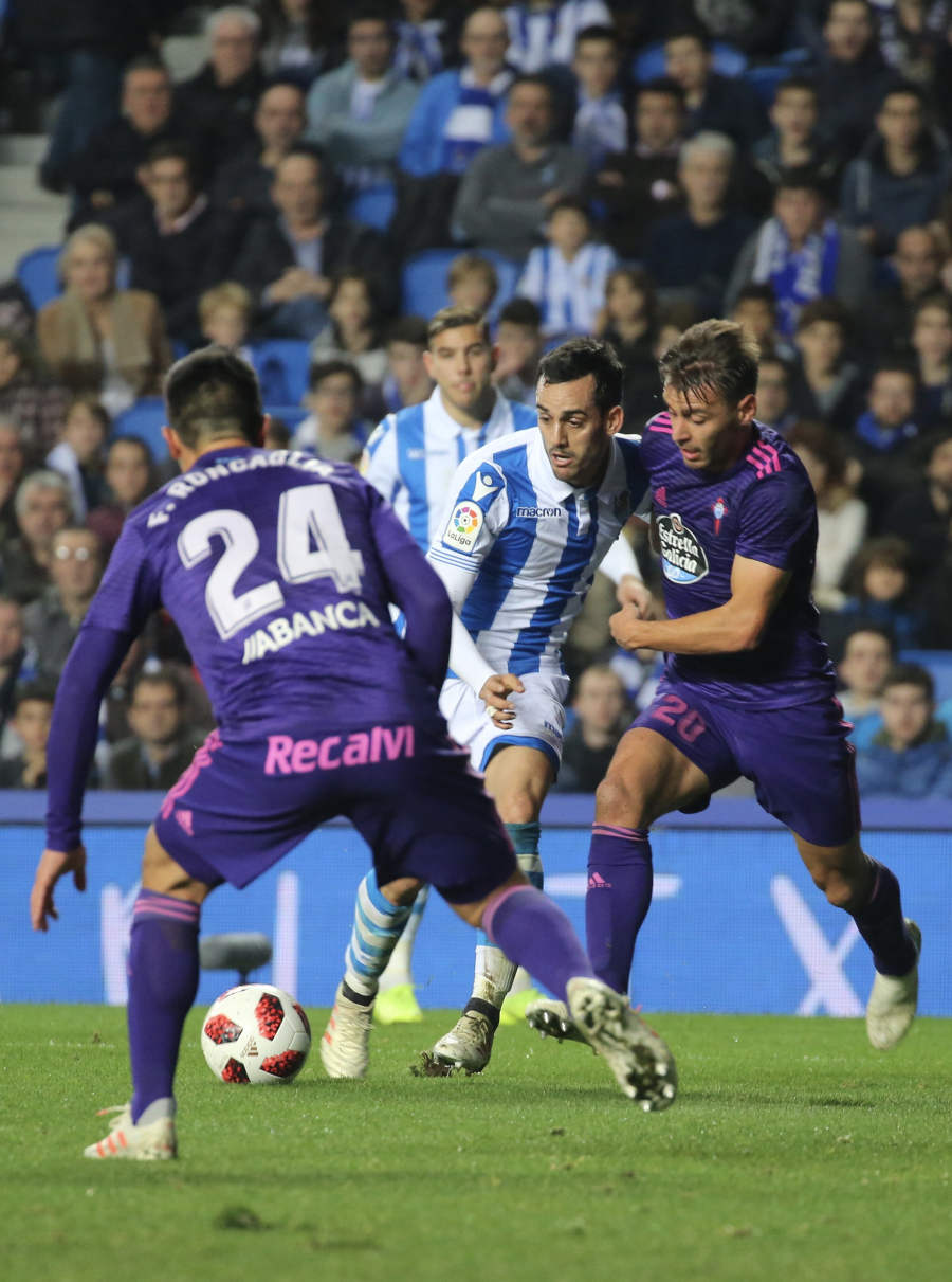 Repasa las mejores imágenes del partido entre la Real Sociedad y el Celta 