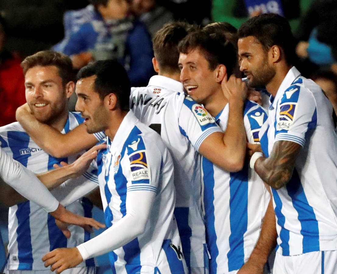 Repasa las mejores imágenes del partido entre la Real Sociedad y el Celta 