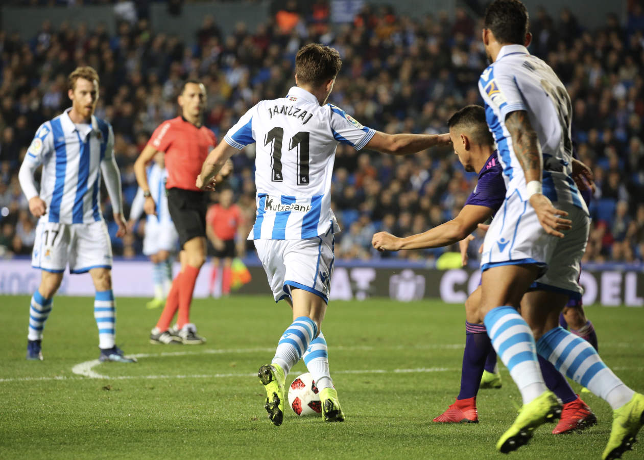 Repasa las mejores imágenes del partido entre la Real Sociedad y el Celta 