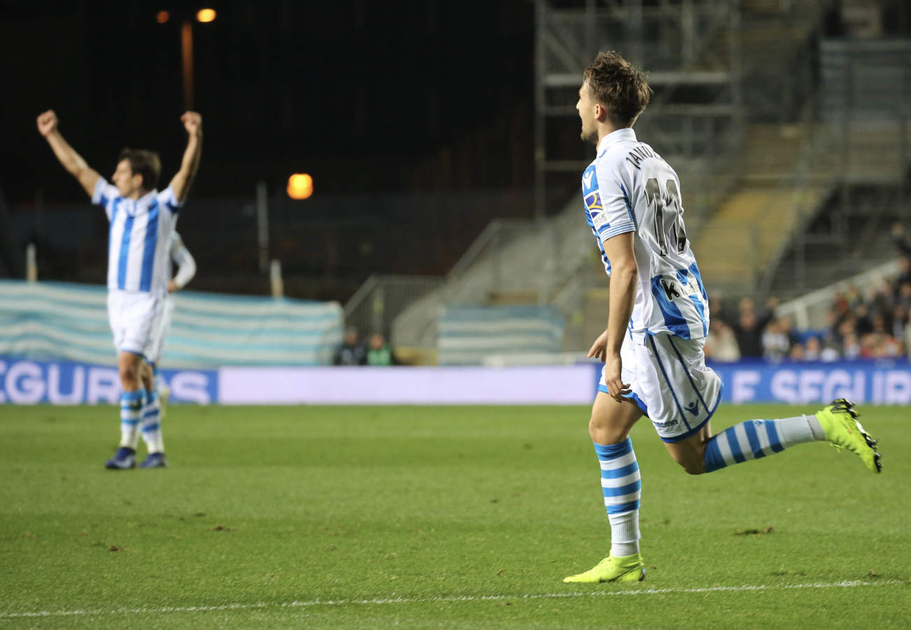 Repasa las mejores imágenes del partido entre la Real Sociedad y el Celta 