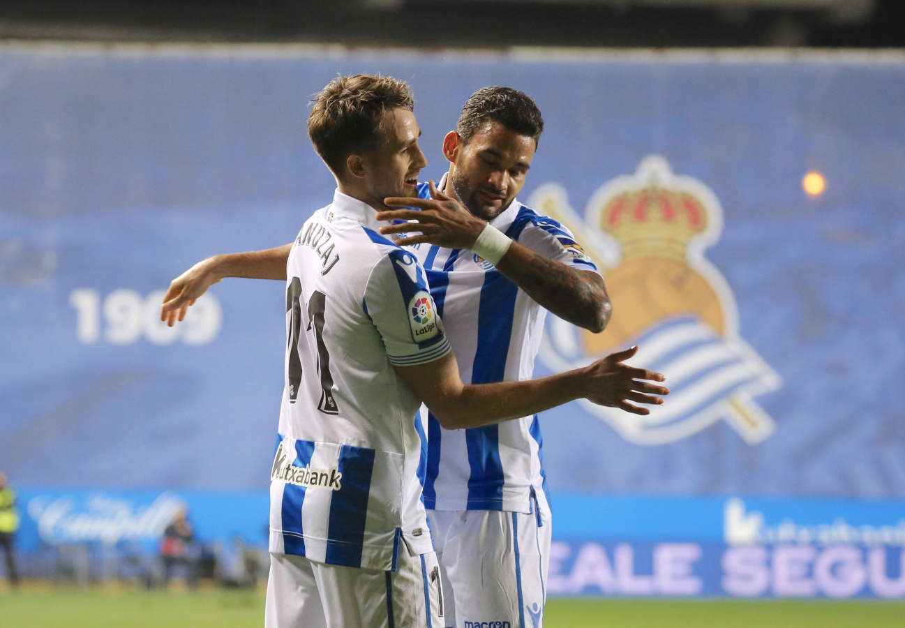 Repasa las mejores imágenes del partido entre la Real Sociedad y el Celta 
