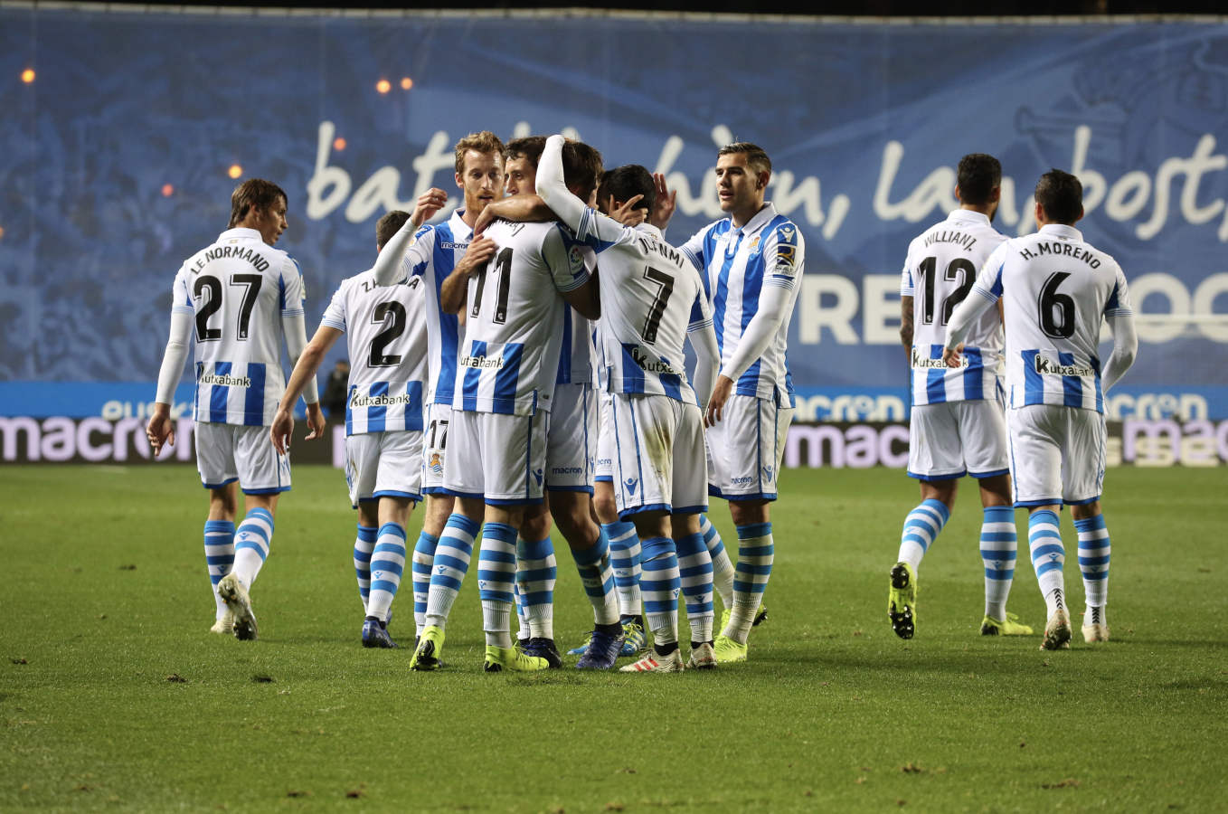 Repasa las mejores imágenes del partido entre la Real Sociedad y el Celta 