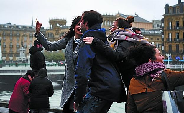 Los visitantes han disfrutado de San Sebastián y de Gipuzkoa. La lluvia apenas ha aparecido. 