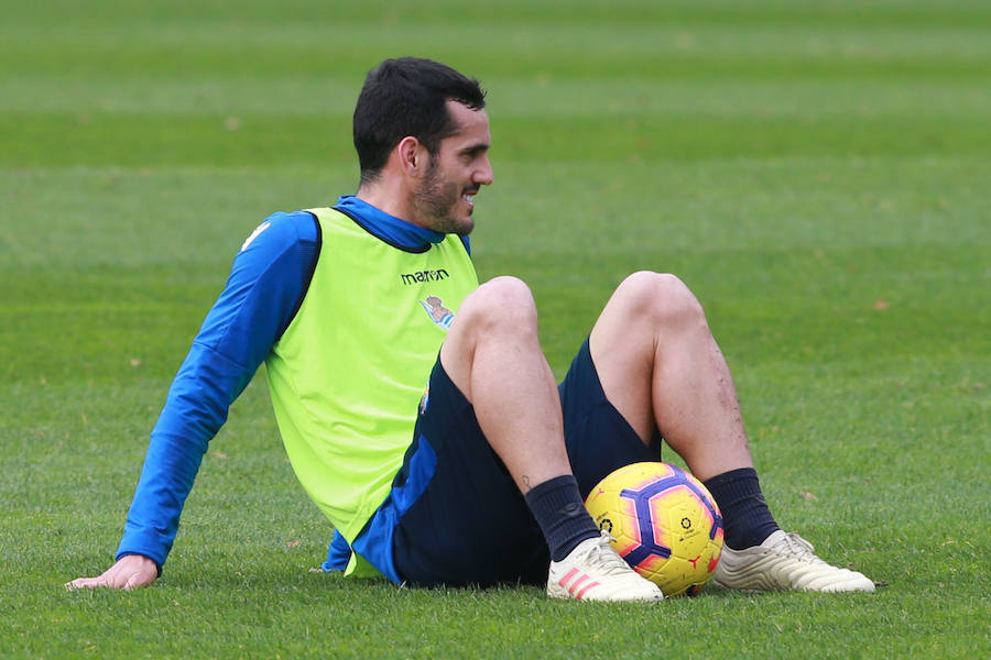 Los de Garitano han entrenado esta mañana en Zubieta tratando de olvidar la derrota en Anoeta y pensando ya en su próximo rival.