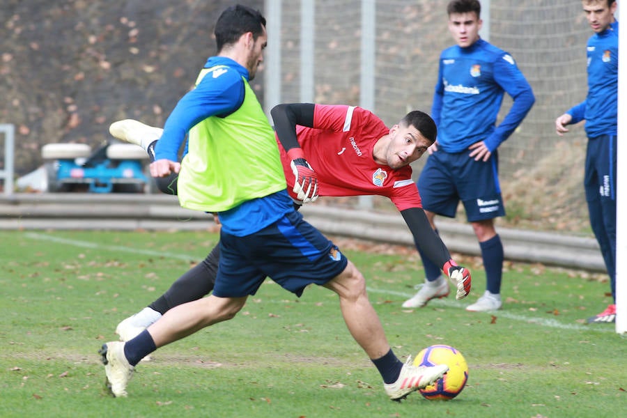 Los de Garitano han entrenado esta mañana en Zubieta tratando de olvidar la derrota en Anoeta y pensando ya en su próximo rival.