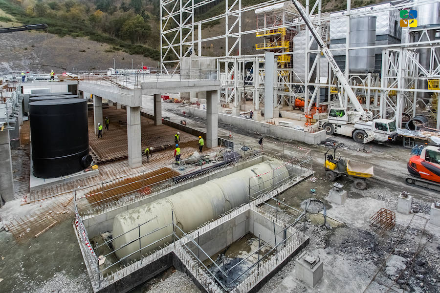 Avanzan las obras de la primera fase del Complejo Medio Ambiental de Gipuzkoa.