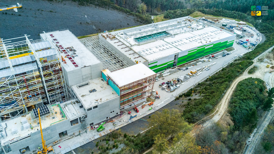 Avanzan las obras de la primera fase del Complejo Medio Ambiental de Gipuzkoa.