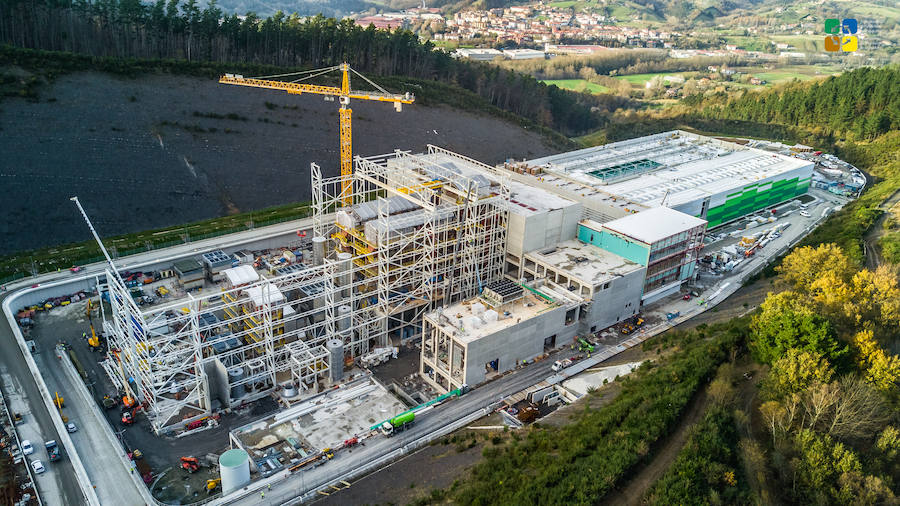 Avanzan las obras de la primera fase del Complejo Medio Ambiental de Gipuzkoa.
