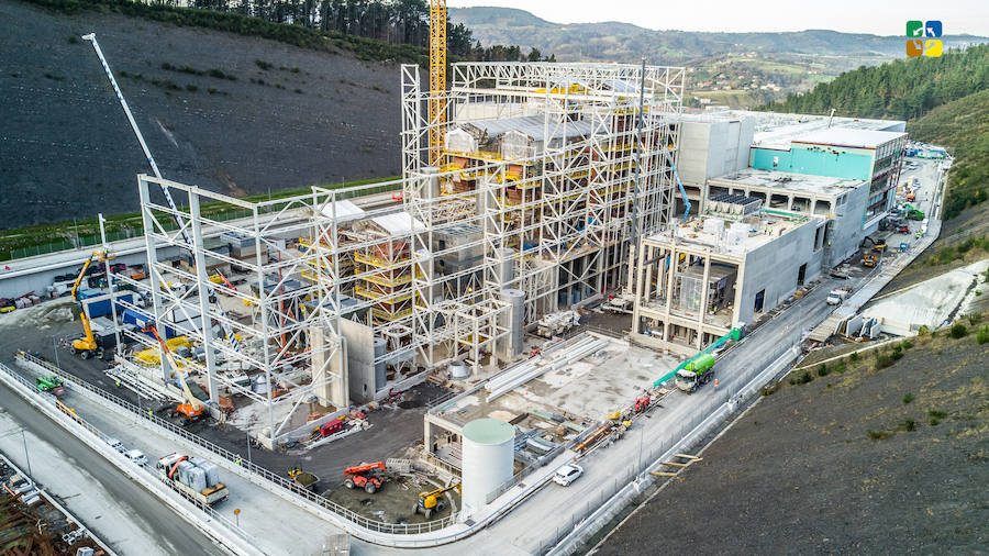 Avanzan las obras de la primera fase del Complejo Medio Ambiental de Gipuzkoa.