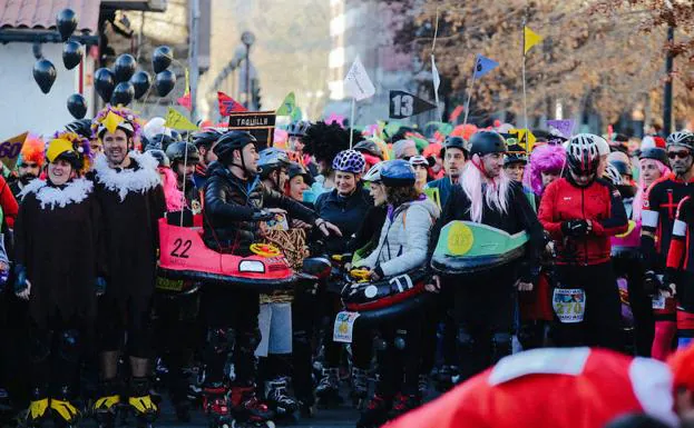 Participantes en la San Silvestre de Lasarte-Oria