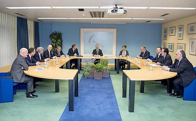 Reunión del Consejo Vasco de Ciencia, Tecnología e Innovación, celebrado en Lehendakaritza el pasado día 11.