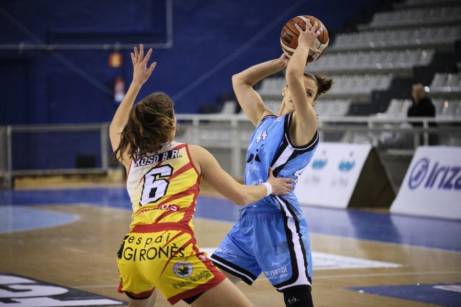 IDK Gipuzkoa ha perdido esta tarde en el Gasca 60-74 ante el líder de la Liga Día el Girona.